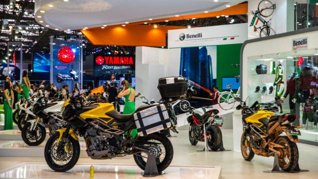 Estande da Benelli no Salão Duas Rodas 2013