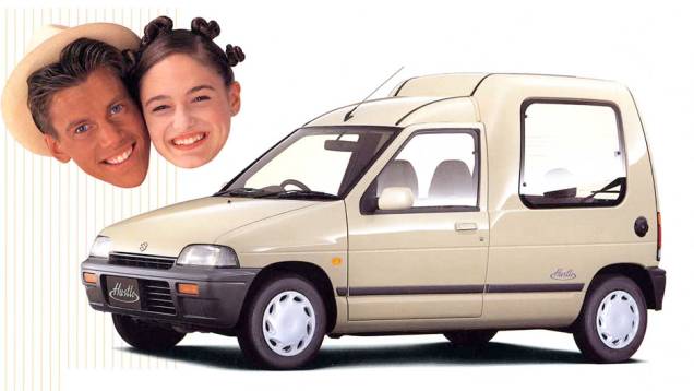 Suzuki Alto Hustle (1991-1993):O mais próximo que um carro chegou de um filhote de Fiat Fiorino e o Papa-Móvel, o furgãozinho. Os passageiros de trás curtiam a visão panorâmica do passeio.| <a href="https://quatrorodas.abril.com.br/galerias/especiais/ga" rel="migration"></a> Suzuki Alto Hustle (1991-1993):O mais próximo que um carro chegou de um filhote de Fiat Fiorino e o Papa-Móvel, o furgãozinho. Os passageiros de trás curtiam a visão panorâmica do passeio.| <a href="https://quatrorodas.abril.com.br/galerias/especiais/ga" rel="migration"></a>