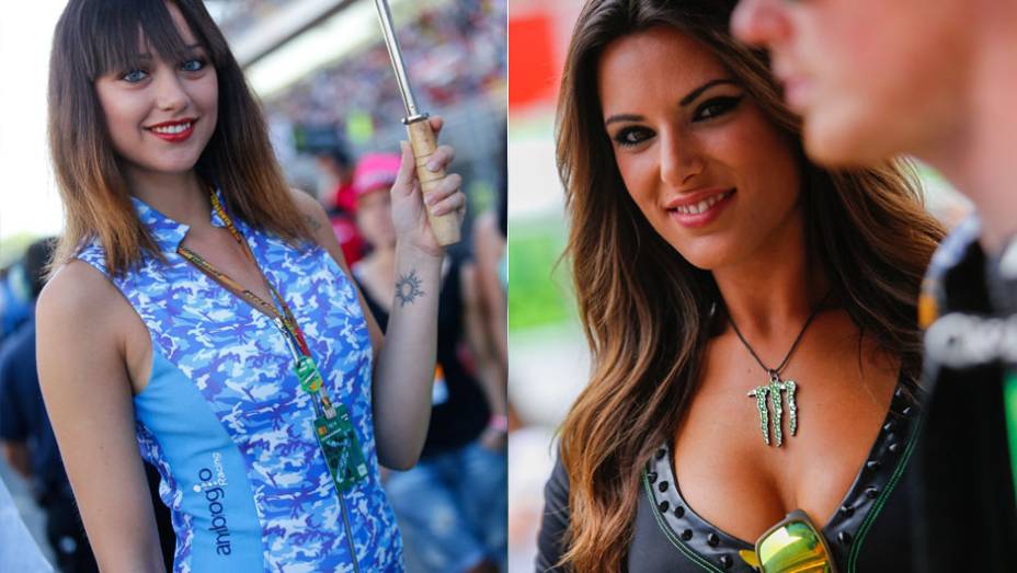 As garotas mais bonitas da etapa da Catalunha da MotoGP | <a href="http://quatrorodas.abril.com.br/moto/noticias/motogp-marquez-vence-corrida-emocionante-barcelona-786084.shtml" rel="migration">Leia mais</a>