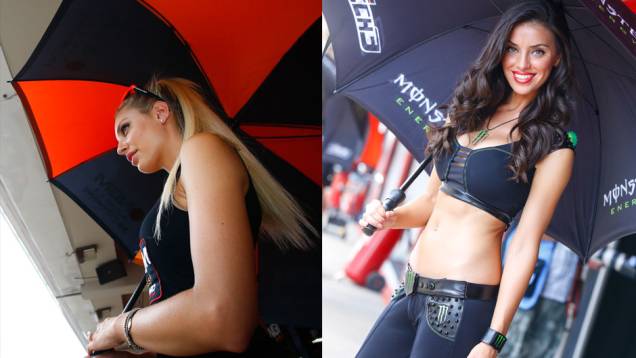 As garotas mais bonitas da etapa da Catalunha da MotoGP | <a href="https://quatrorodas.abril.com.br/moto/noticias/motogp-marquez-vence-corrida-emocionante-barcelona-786084.shtml" rel="migration">Leia mais</a>