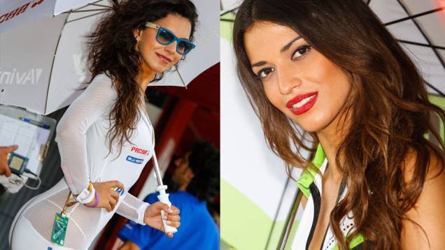 As garotas mais bonitas da etapa da Catalunha da MotoGP | <a href="https://quatrorodas.abril.com.br/moto/noticias/motogp-marquez-vence-corrida-emocionante-barcelona-786084.shtml" rel="migration">Leia mais</a>