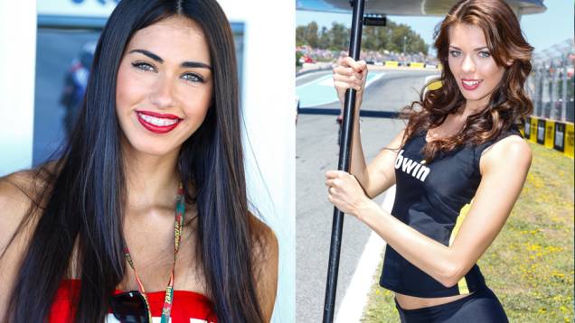 Garotas que embelezaram a etapa espanhola da MotoGP | <a href="https://quatrorodas.abril.com.br/moto/noticias/quatro-vezes-marquez-781513.shtml" rel="migration">Leia mais</a>