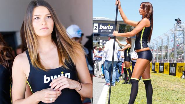 Garotas que embelezaram a etapa espanhola da MotoGP | <a href="https://quatrorodas.abril.com.br/moto/noticias/quatro-vezes-marquez-781513.shtml" rel="migration">Leia mais</a>