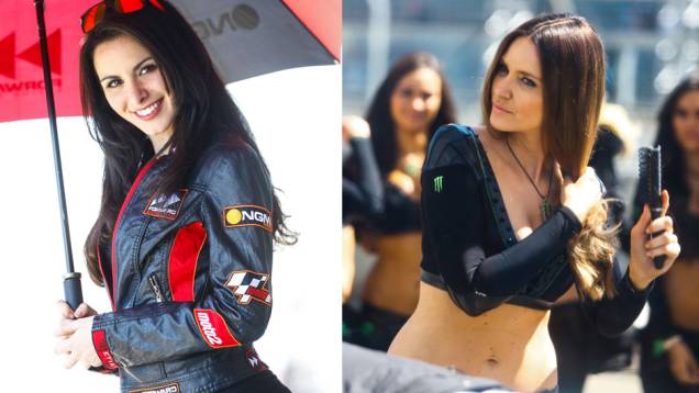As mais exuberantes garotas da etapa de Le Mans, na França, da MotoGP | <a href="https://quatrorodas.abril.com.br/moto/galerias/competicoes/motogp-franca-domingo-783151.shtml" rel="migration">Leia mais</a>