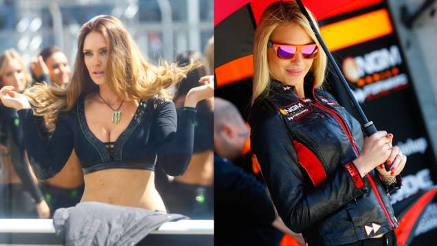 As mais exuberantes garotas da etapa de Le Mans, na França, da MotoGP | <a href="http://quatrorodas.abril.com.br/moto/galerias/competicoes/motogp-franca-domingo-783151.shtml" rel="migration">Leia mais</a>