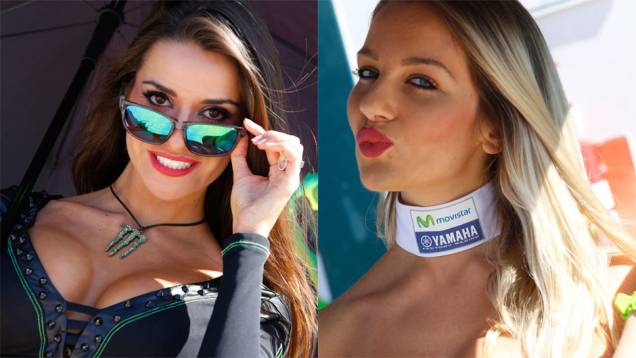 Veja as belas garotas da MotoGP, etapa de Misano | <a href="https://quatrorodas.abril.com.br/moto/noticias/valentino-rossi-vence-casa-torcida-faz-festa-pista-799871.shtml" rel="migration">Leia mais</a>