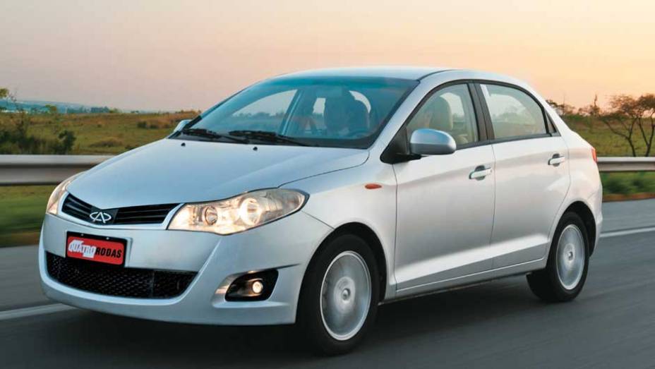 Chery Celer: equipado com o motor 1.5 flex, será o grande destaque do estande da marca