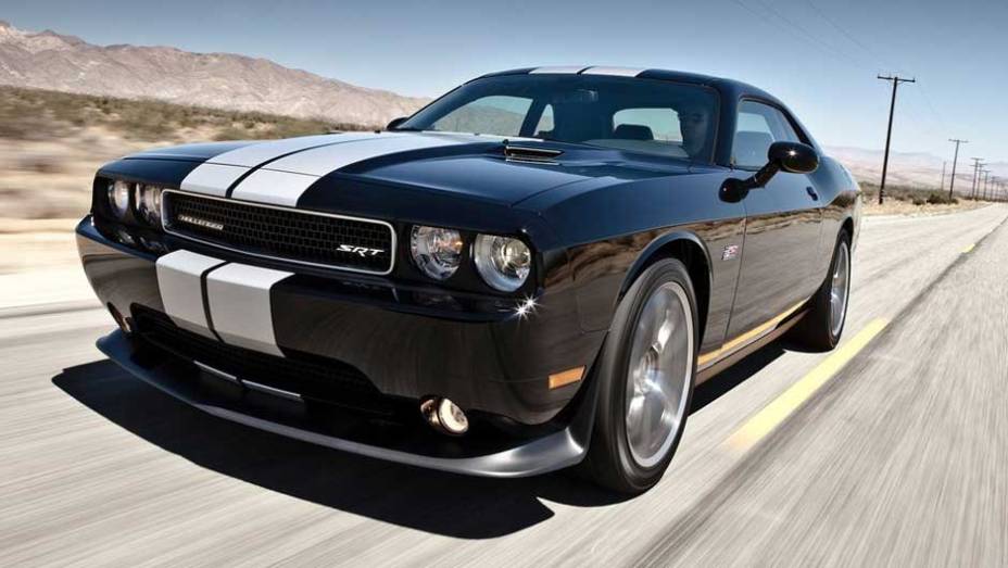 Dodge Challenger: o muscle-car virá para o evento na versão SRT8, com o famoso motor Hemi 6.4 V8