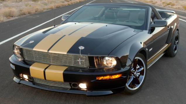 2008 - Shelby GT-H Convertible - A Hertz fez mais uma aposta na diversão de aluguel com a versão conversível do GT-H, o que não houve em 1966, numa série limitada de 500 unidades disponíveis em aeroportos selecionados