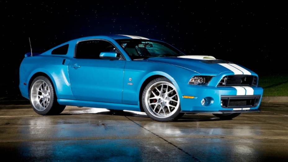 2013 - Shelby GT500 Cobra - Projetado em tributo a Carrol Shelby, falecido em 2012, esse exemplar único extraía 850 cv do motor do GT500 graças a um compressor Whipple de corrida