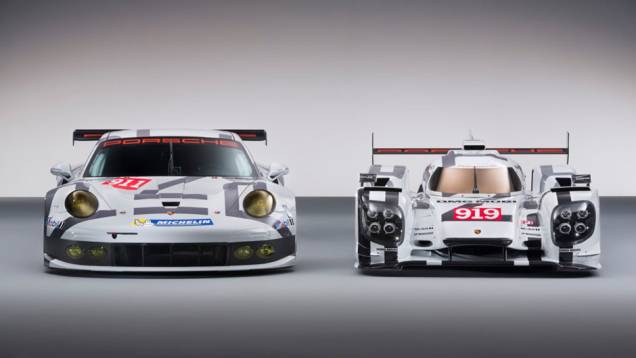 Porsche apresentou seus dois carros de competição em Genebra| <a href="http://quatrorodas.abril.com.br/noticias/saloes/genebra-2014/porsche-apresenta-carro-busca-titulo-775344.shtml" rel="migration">Leia mais</a>