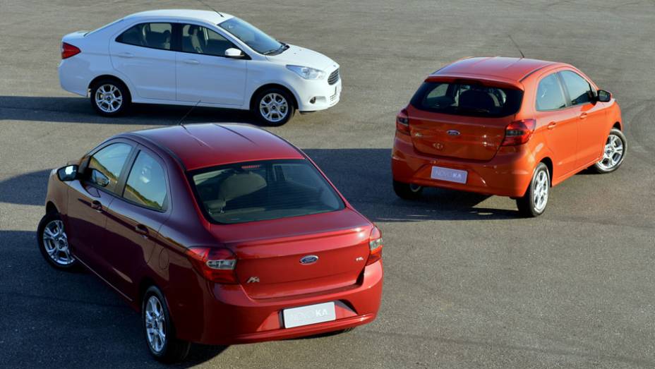 Ford apresenta novos Ka e Ka+ | <a href="https://quatrorodas.abril.com.br/carros/lancamentos/ford-ka-794793.shtml" rel="migration">Leia mais</a>