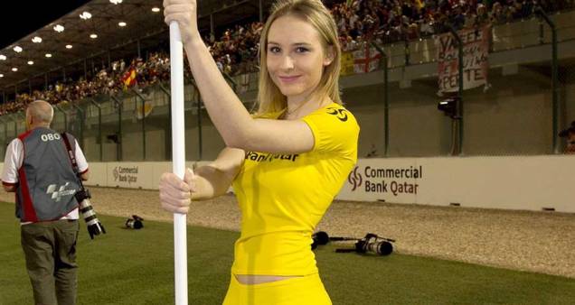 Garotas embelezam o GP do Qatar