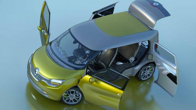 Protótipo com motor elétrico será mostrado em Frankfurt Protótipo com motor elétrico será mostrado em Frankfurt