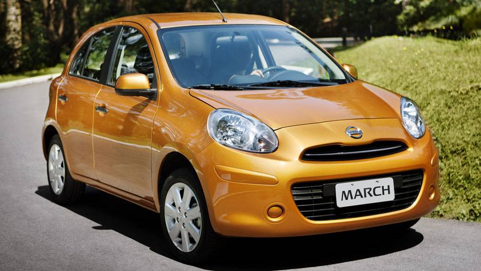 Modelo &eacute; o primeiro compacto japon&ecirc;s a chegar ao Brasil <a href="https://quatrorodas.abril.com.br/carros/lancamentos/nissan-march-640874.shtml" rel="migration">Leia mais</a>