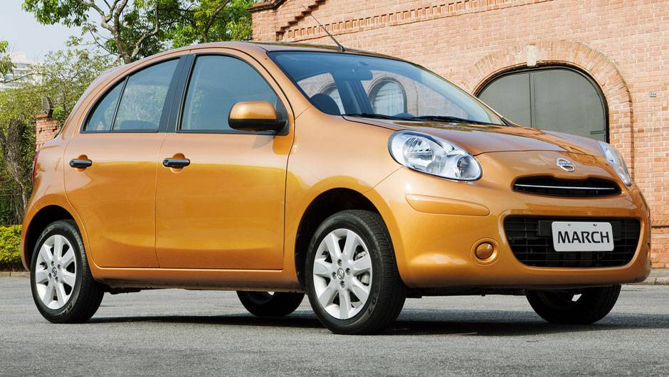 Valores do March v&atilde;o de R$ 27.790 a R$ 39.990 <a href="https://quatrorodas.abril.com.br/carros/lancamentos/nissan-march-640874.shtml" rel="migration">Leia mais</a>