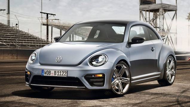 Modelo assume tom mais esportivo e sério | <a href="https://quatrorodas.abril.com.br/reportagens/salao/volkswagen-beetle-r-646644.shtml" rel="migration">Leia mais</a>