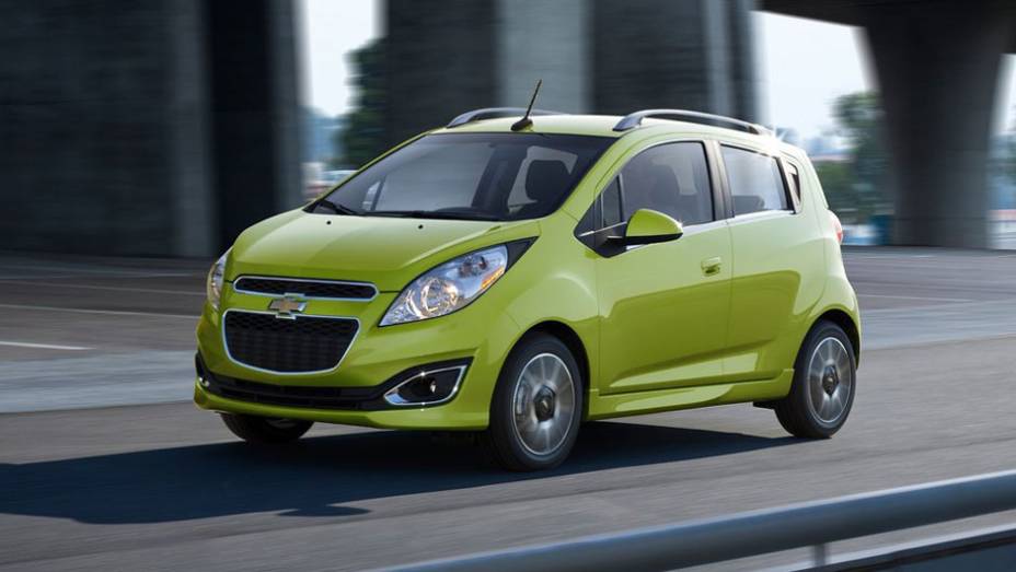 Design que se observa é bastante original | <a href="https://quatrorodas.abril.com.br/reportagens/salao/chevrolet-spark-646704.shtml" rel="migration">Leia mais</a>