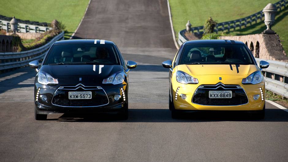 Preto ou amarelo? Al&eacute;m destas cores, o cliente poder&aacute; optar por outras seis op&ccedil;&otilde;es de tonalidades | <a href="https://quatrorodas.abril.com.br/carros/lancamentos/citroen-ds3-685732.shtml" rel="migration">Leia mais</a>