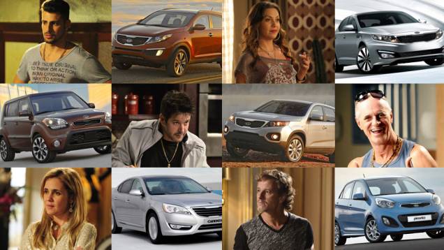 A Kia Motors resolveu pegar carona no sucesso da novela Avenida Brasil e o resultado é que vários personagens usam os carros da empresa coreana na trama; veja a seguir qual veículo cada personagem dirige | <a href="https://quatrorodas.abril.com.br/reportage" rel="migration"></a>