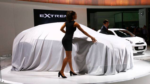 A Nissan fez o lançamento do Extrem no Salão do Automóvel | <a href="https://quatrorodas.abril.com.br/salao-do-automovel/2012/carros/extrem-708786.shtml" rel="migration">Leia mais</a> A Nissan fez o lançamento do Extrem no Salão do Automóvel | <a href="https://quatrorodas.abril.com.br/salao-do-automovel/2012/carros/extrem-708786.shtml" rel="migration">Leia mais</a>
