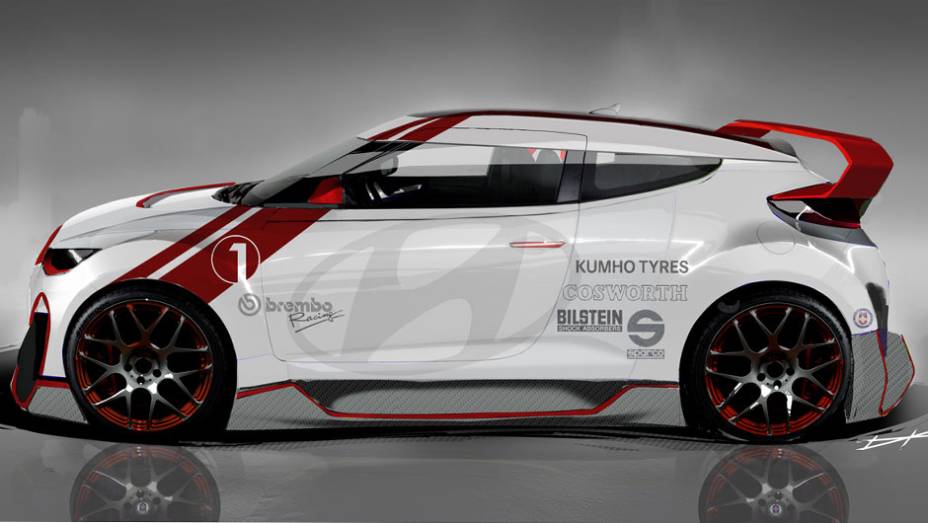 A Hyundai desenvolveu uma unidade especial do Veloster turbo para o SEMA. Além do visual agressivo, o modelo ganhou diversos aprimoramentos mecânicos para beirar os 400 cavalos de potência