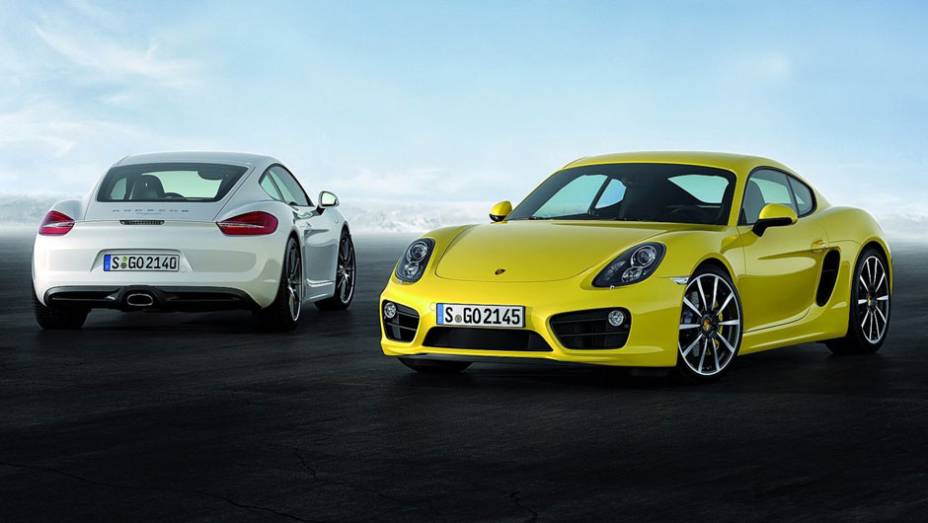 Além da novidade óbvia - a introdução de um teto rígido - na comparação com o Boxster, o novo Cayman Coupe também conta com um para-choque dianteiro redesenhado | <a href="%20https://quatrorodas.abril.com.br/saloes/los-angeles/2012/porsche-cayman-coupe-72452" rel="migration"></a>