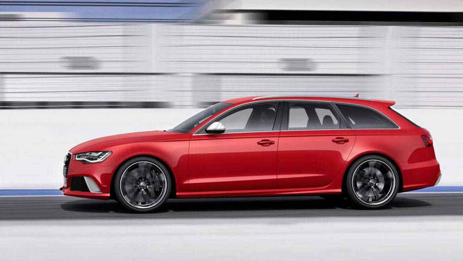 As saias laterais deixaram a RS6 Avant ainda mais pr&oacute;xima do ch&atilde;o | <a href="https://quatrorodas.abril.com.br/saloes/detroit/2013/audi-rs6-avant-730408.shtml" rel="migration">Leia mais</a>