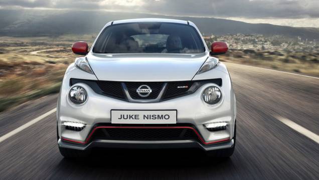 Modelo utiliza motor 1.6 16V de 200 cv e 25,5 mkgf | <a href="https://quatrorodas.abril.com.br/noticias/nissan-revela-juke-nismo-725662.shtml" rel="migration">Leia mais</a>