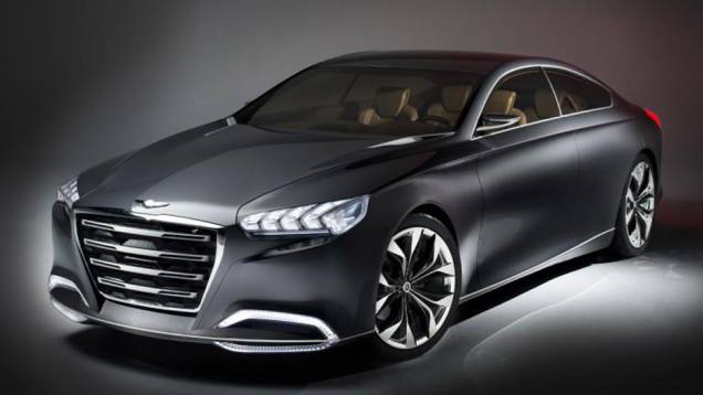 A Hyundai surpreendeu no Salão de Detroit ao apresentar o conceito HCD-14 Genesis | <a href="https://quatrorodas.abril.com.br/saloes/detroit/2013/hyundai-hcd-14-genesis-730952.shtml" rel="migration">Leia mais</a>