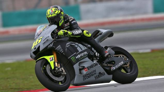 De volta à Yamaha, Valentino Rossi foi o quarto colocado | <a href="https://quatrorodas.abril.com.br/moto/noticias/motogp-pedrosa-lidera-primeiro-dia-testes-732984.shtml" rel="migration">Leia mais</a>