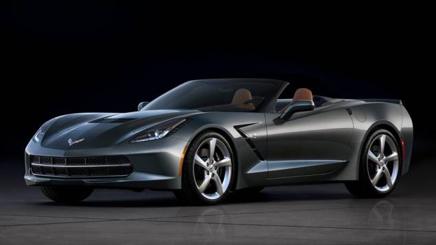 A General Motors divulgou as primeiras imagens oficiais do superesportivo | <a href="https://quatrorodas.abril.com.br/saloes/genebra/2013/chevrolet-corvette-stingray-conversivel-735080.shtml" rel="migration">Leia mais</a>