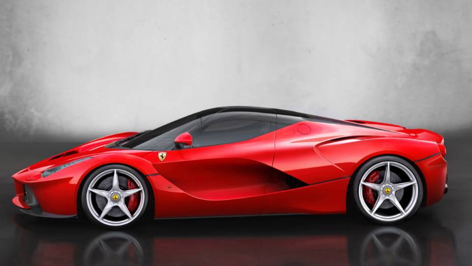 Aerodinâmica auxilia esportivo a atingir a velocidade máxima de 350 km/h | <a href="https://quatrorodas.abril.com.br/saloes/genebra/2013/ferrari-revela-laferrari-735265.shtml" rel="migration">Leia mais</a>