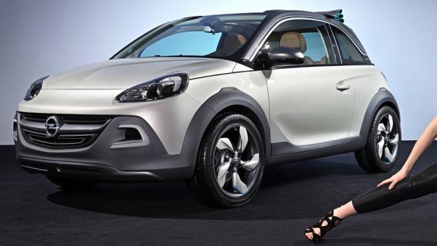 Opel Adam Rocks Concept ganhou alguns traços "off-road" | <a href="https://quatrorodas.abril.com.br/saloes/genebra/2013/opel-adam-rocks-concept-735283.shtml" rel="migration">Leia mais</a>