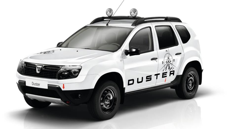 No teto, há faróis de longo alcance instalados no rack | <a href="https://quatrorodas.abril.com.br/noticias/fabricantes/dacia-lanca-duster-adventure-europa-735563.shtml" rel="migration">Leia mais</a>