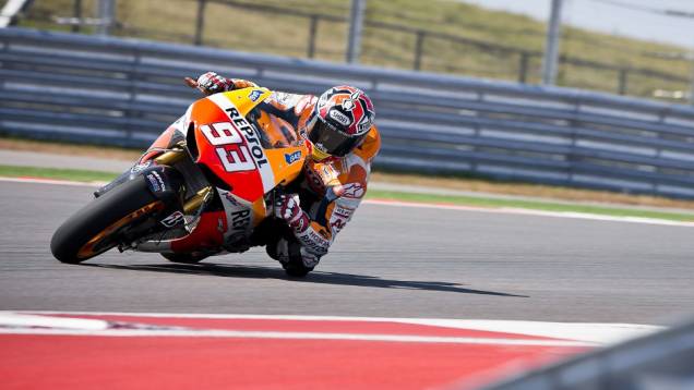 Marc Márquez (Repsol Honda Team) dominou os testes em Austin | <a href="https://quatrorodas.abril.com.br/moto/noticias/motogp-marc-marquez-absoluto-eua-736303.shtml" rel="migration">Leia mais</a>