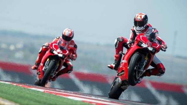 Os pilotos conheceram a pista que fará sua estreia nesta temporada | <a href="https://quatrorodas.abril.com.br/moto/noticias/ducati-lanca-1199-panigale-r-2013-austin-736714.shtml" rel="migration">Leia mais</a>