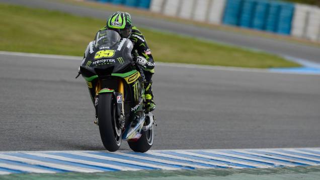 Cal Crutchlow (Monster Yamaha Tech 3) foi o mais rápido em Jerez | <a href="https://quatrorodas.abril.com.br/moto/noticias/motogp-yamaha-lidera-testes-jerez-737049.shtml" rel="migration">Leia mais</a>