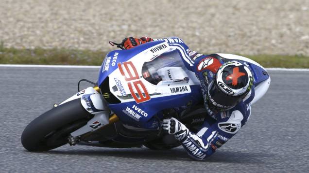 Jorge Lorenzo (Yamaha Factory Racing) liderou o primeiro dia em Jerez | <a href="https://quatrorodas.abril.com.br/moto/noticias/motogp-yamaha-lidera-testes-jerez-737049.shtml" rel="migration">Leia mais</a>