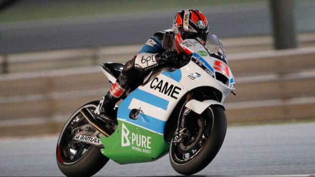 Danilo Petrucci (Came IodaRacing Project) ficou com o 21º tempo | <a href="https://quatrorodas.abril.com.br/moto/noticias/motogp-lorenzo-lidera-treino-livre-catar-737806.shtml" rel="migration">Leia mais</a>