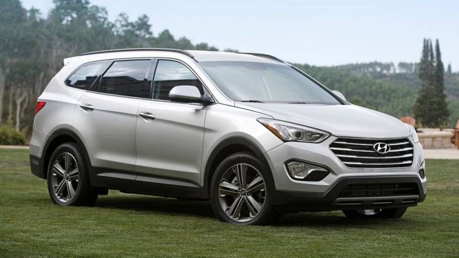 10º - Hyundai Santa Fe - Unidades vendidas mundialmente em 2012: 237.562 - Unidades vendidas no Brasil em 2012: 4.440 | <a href="%20https://quatrorodas.abril.com.br/noticias/mercado/honda-cr-v-suv-mais-vendido-mundo-2012-737748.shtml" rel="migration">Leia mais</a>