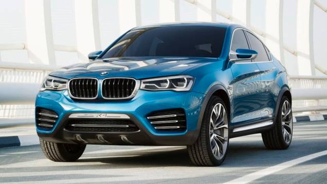 BMW X4 concept | <a href="https://quatrorodas.abril.com.br/saloes/xangai/2013/bmw-x4-concept-738669.shtml" rel="migration">Leia mais</a>
