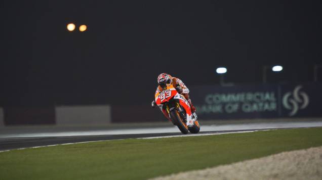 Marc Márquez (Repsol Honda Team) largará em sexto no Catar | <a href="https://quatrorodas.abril.com.br/moto/noticias/motogp-lorenzo-garante-pole-catar-738025.shtml" rel="migration">Leia mais</a>