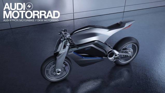 Assim como os carros da marca alemã, a Audi Motorrad Concept também receberia uma versão híbrida E-tron | <a href="%20https://quatrorodas.abril.com.br/moto/noticias/conheca-audi-motorrad-concept-738131.shtml" rel="migration">Leia mais</a>