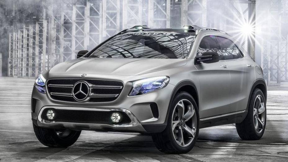 Evoque da Mercedes-Benz? Este é o GLA Concept | <a href="https://quatrorodas.abril.com.br/saloes/xangai/2013/mercedes-benz-gla-738831.shtml" rel="migration">Leia mais</a>