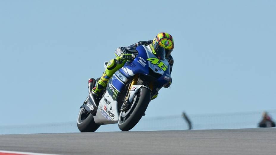 O "doutor" Valentino Rossi terminou em quinto | <a href="https://quatrorodas.abril.com.br/moto/noticias/motogp-marquez-domina-treinos-eua-739126.shtml" rel="migration">Leia mais</a>