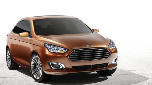 A Ford reviveu o nome Escort com um novo conceito apresentado no Salão de Xangai | <a href="%20http://quatrorodas.abril.com.br/saloes/xangai/2013/ford-escort-concept-739214.shtml" rel="migration">Leia mais</a>