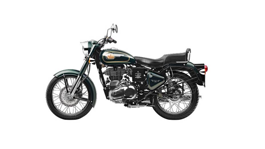 Uma motocicleta retro aperfeiçoada e completa | <a href="https://quatrorodas.abril.com.br/moto/noticias/royal-enfield-lanca-bullet-500-2013-739487.shtml" rel="migration">Leia mais</a>