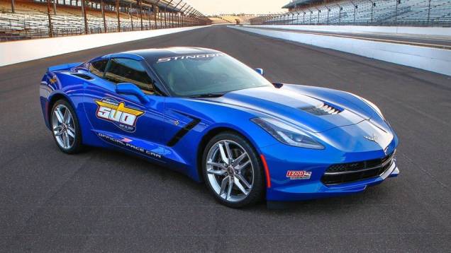 A Chevrolet revelou nesta quinta-feira (2) que o Corvette Stingray será o Pace Car da 97ª edição das 500 Milhas de Indianápolis | <a href="%20https://quatrorodas.abril.com.br/noticias/fabricantes/chevrolet-corvette-stingray-sera-pace-car-indy-740349.shtml" rel="migration">L</a>