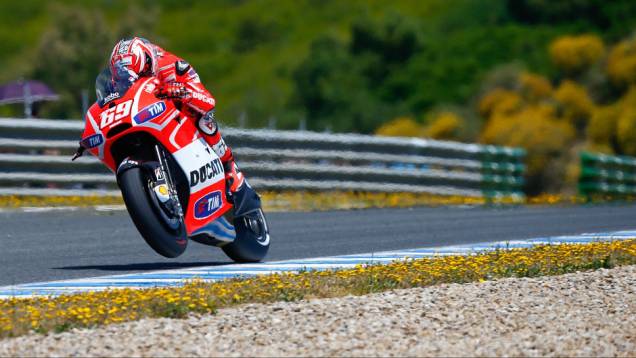 Nicky Hayden garantiu o sétimo lugar para a Ducati em Jerez | <a href="https://quatrorodas.abril.com.br/moto/noticias/motogp-dani-pedrosa-vence-espanha-740546.shtml" rel="migration">Leia mais</a>